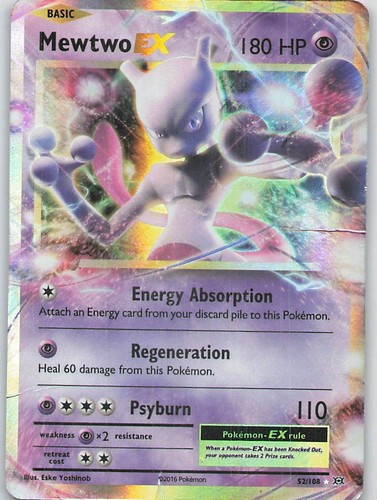 Mewtwo holo ultra rare - ultra, xy
